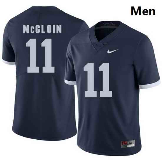 Men Penn State Nittany Lions 11 Matthew McGloin Navy College Football Jersey